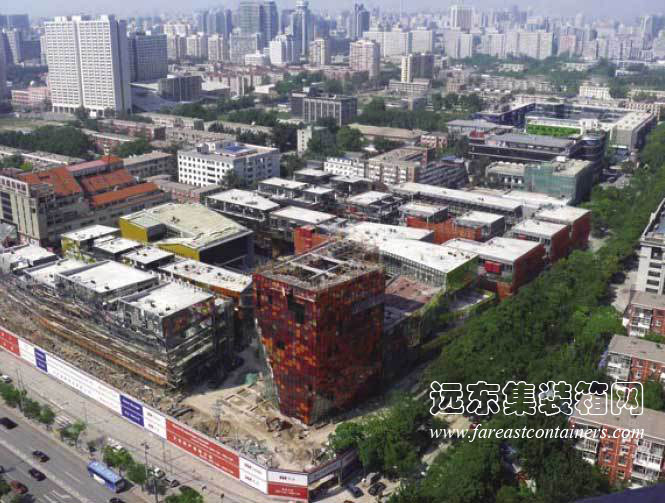 SANLITUN SOUTH 三里屯南區集裝箱建筑建造過程